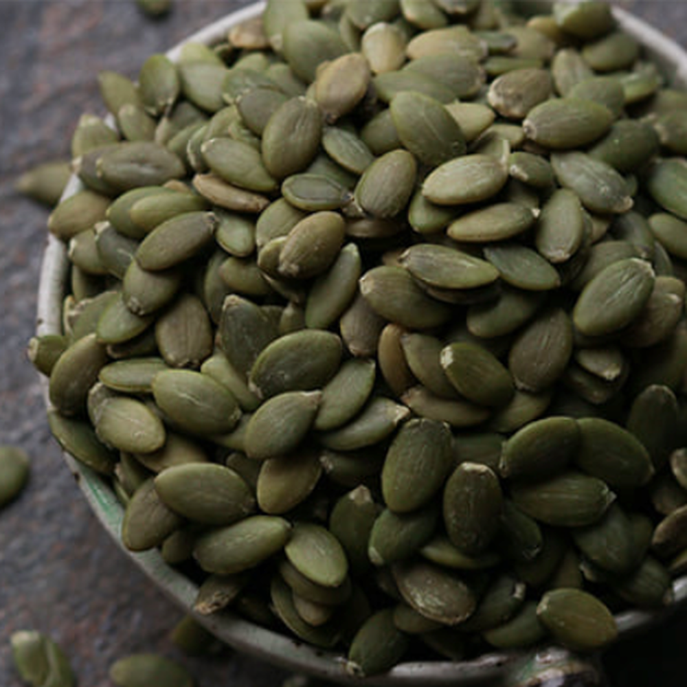 Насіння гарбуза голонасінного очищене Насіння гарбуза голонасінного очищене